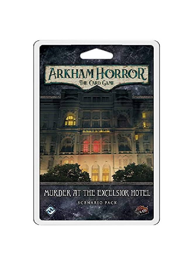 Fantasy Flight Games Arkham Horror The Card Game Murder At The Excelsior Hotel Scenario Pack ; Horror Game ; Cooperative Mystery Card Game ; Ages 14+ ; 12 Players ; Avg. Playtime 12 Hours ; Made By  - Image 1