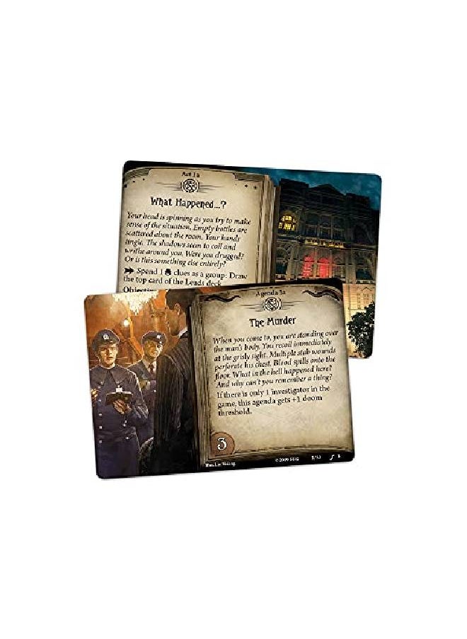 Fantasy Flight Games Arkham Horror The Card Game Murder At The Excelsior Hotel Scenario Pack ; Horror Game ; Cooperative Mystery Card Game ; Ages 14+ ; 12 Players ; Avg. Playtime 12 Hours ; Made By  - Image 4