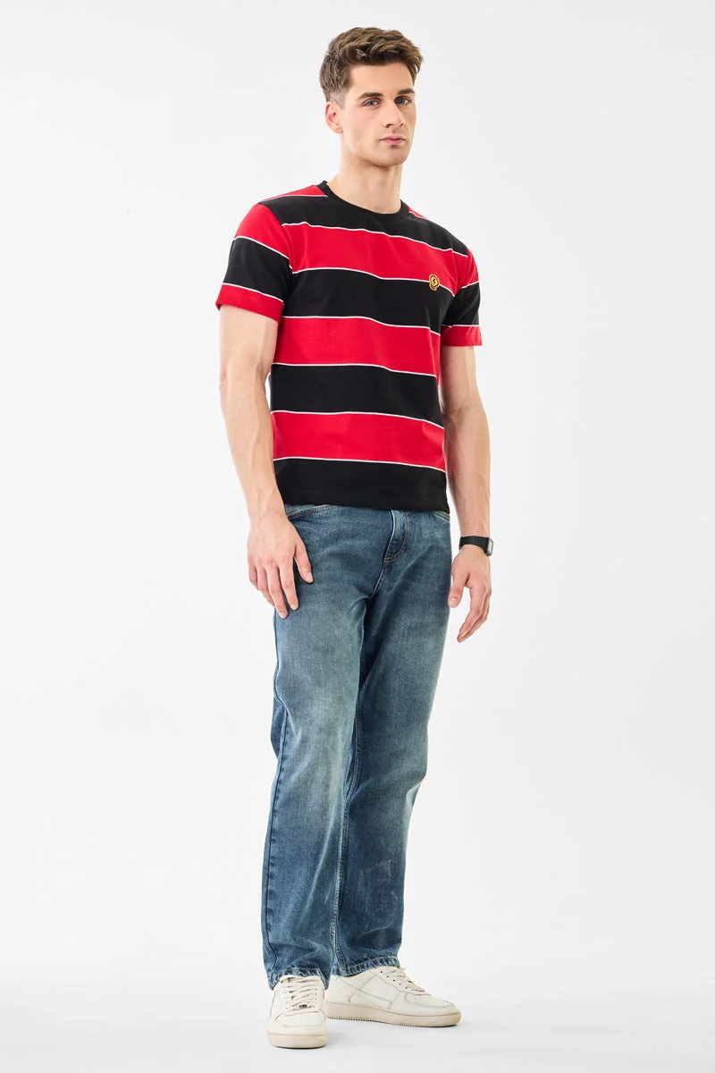 SNITCH Relaxed Fit Washed Jeans