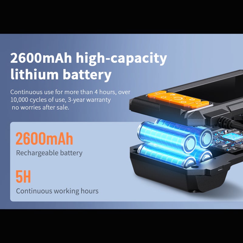 Pipeline endoscope, 1080P HD endoscope, 8 adjustable LED lights, 4.3-inch ISP endoscope, 8mm IP67 waterproof lens - Image 5