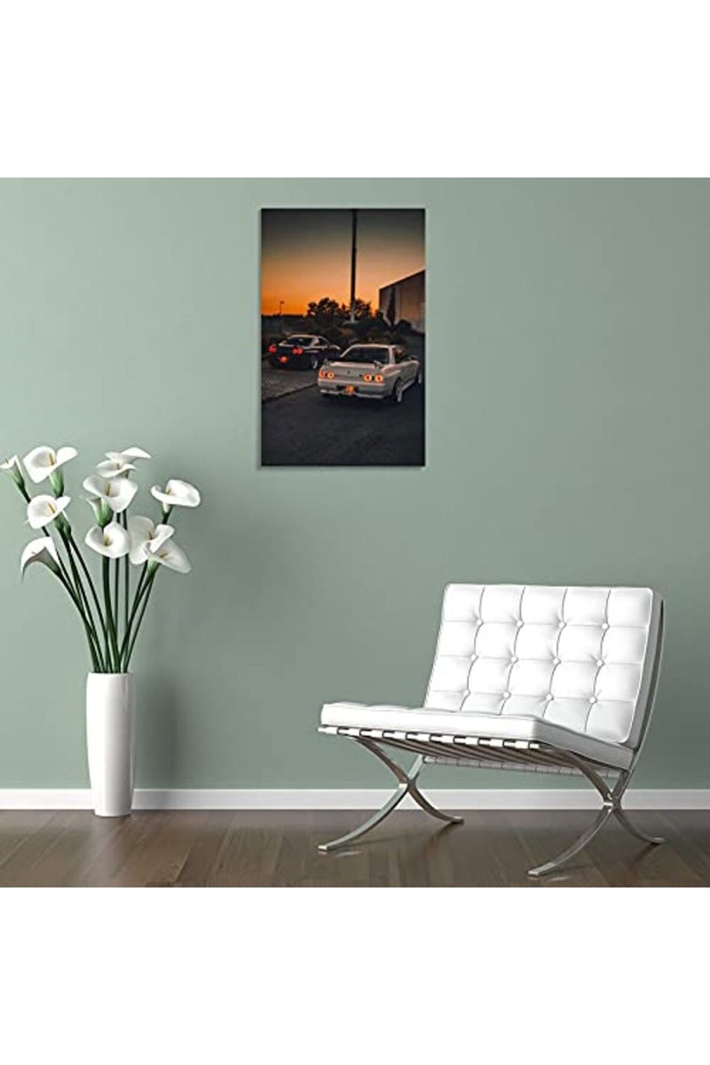 Maisuimaoyi JDM Skyline R34 Canvas Poster - Image 5