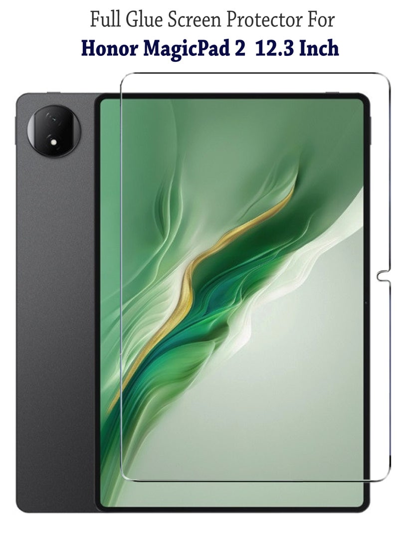 Honor MagicPad 2 - 12.3 Inch Tempered Glass Screen Protector – High Transparency, Delicate Touch, Anti-Explosion, Smooth Arc Edges, Easy Installation, Screen Protector for Honor MagicPad 2 - 12.3 Inch - Image 1