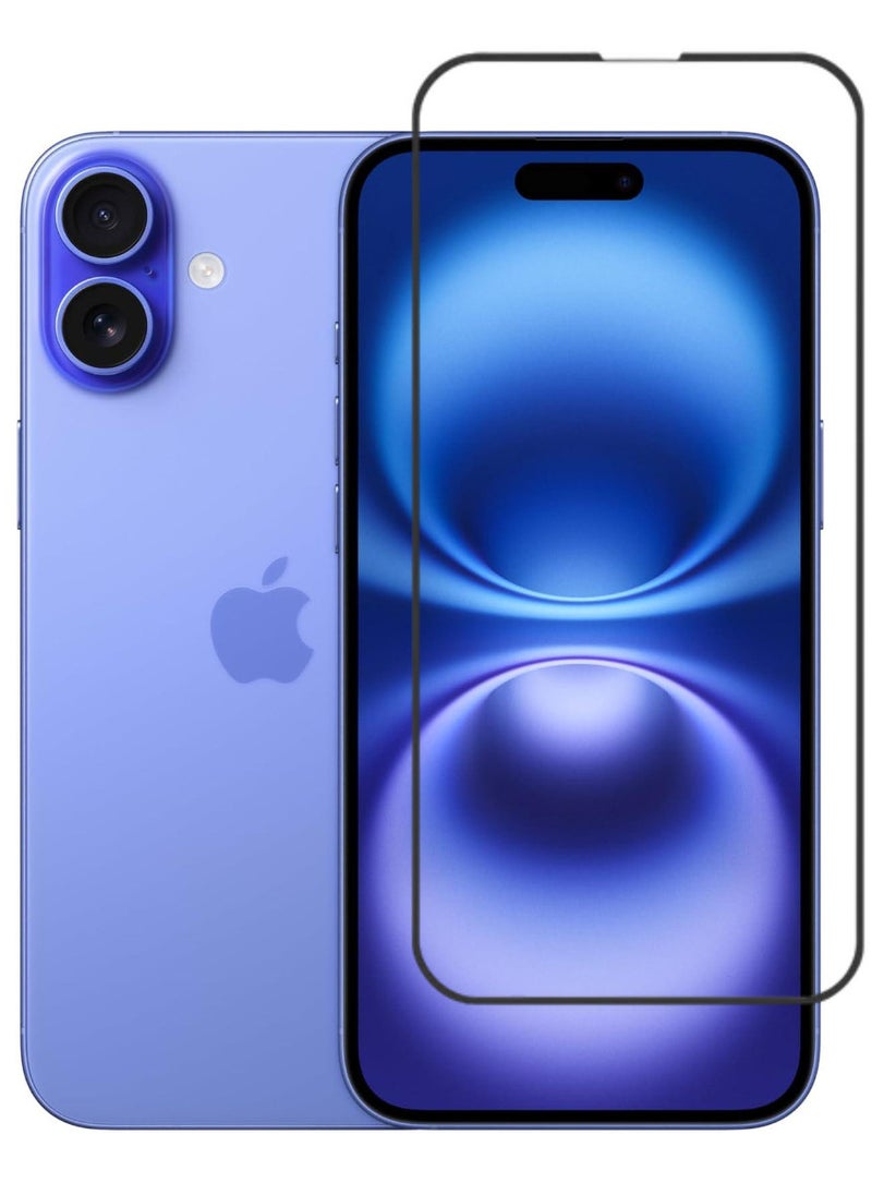RAYON Tempered Glass Screen Protector 5D Designed For iPhone 16 Full Screen Coverage And Bubble Free - Image 1