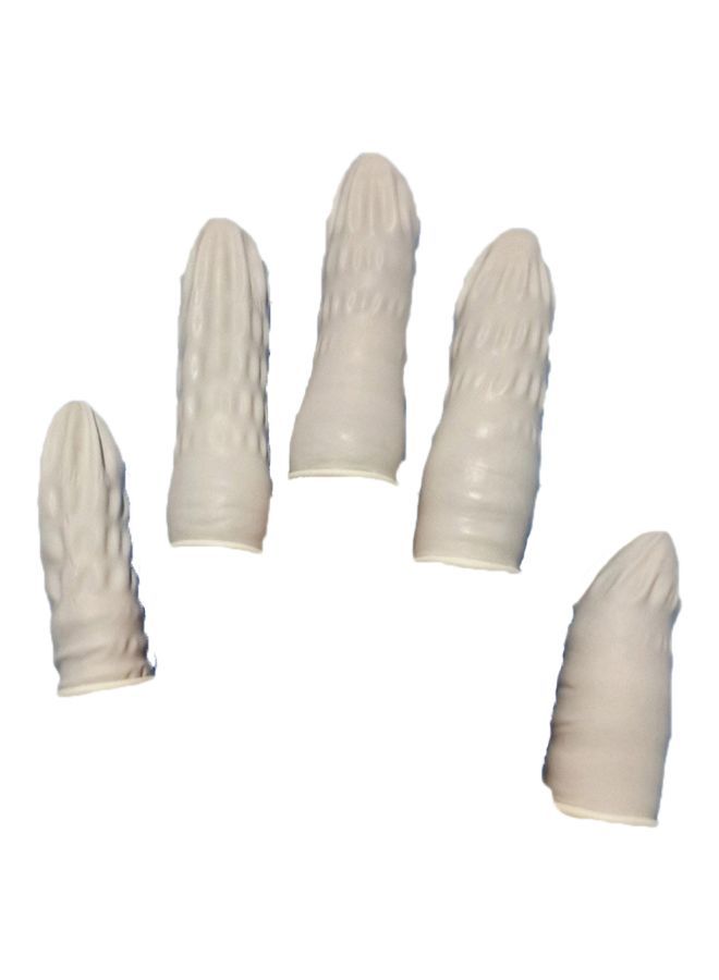 NIBEMINENT Latex Finger Protection Glove White 7centimeter - Image 1