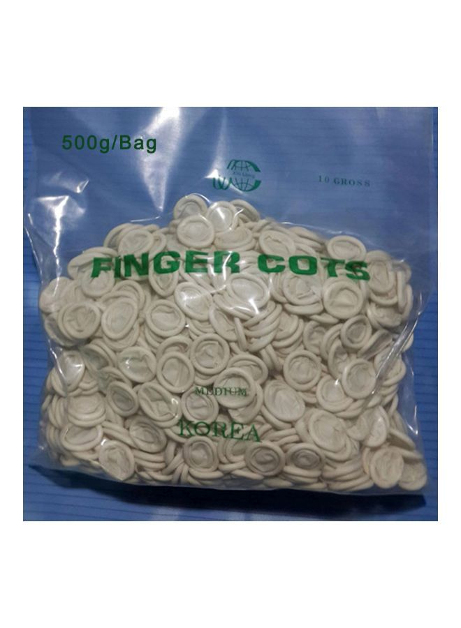 NIBEMINENT Latex Finger Protection Glove White 7centimeter - Image 4