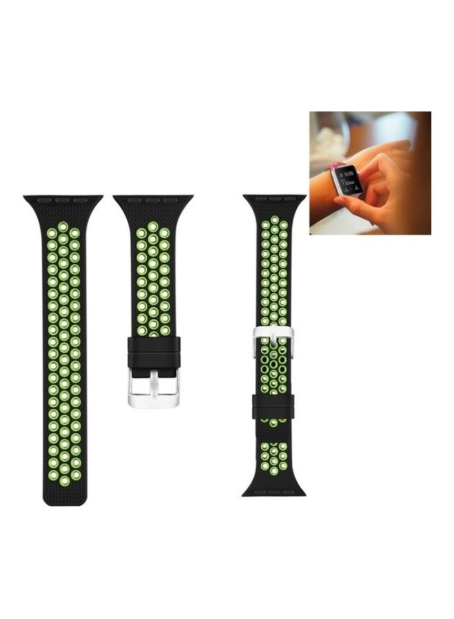 نيبمينينت سوار بديل لساعة أبل أسود/أخضر - Image 1