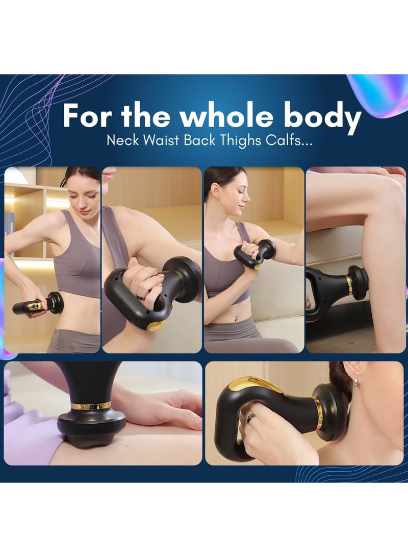 SOLARAE Cellulite Massager, Portable Handheld Body Sculpting Machine with Heat, Rechargeable & Cordless Massager for Lymphatic, Celulitis, Neck, Butt, Lipo, Gifts for Family & Friends - Image 5