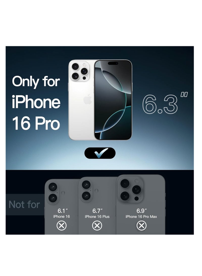 اووكاي جراب لهاتف iPhone 16 Pro، متوافق مع جراب Magsafe المصنوع من الجلد الفاخر مع بطانة من الألياف الدقيقة، جراب كلاسيكي للأعمال، جراب مغناطيسي مقاوم للصدمات ناعم المقبض لهاتف iPhone 16 Pro (بني) - Image 2