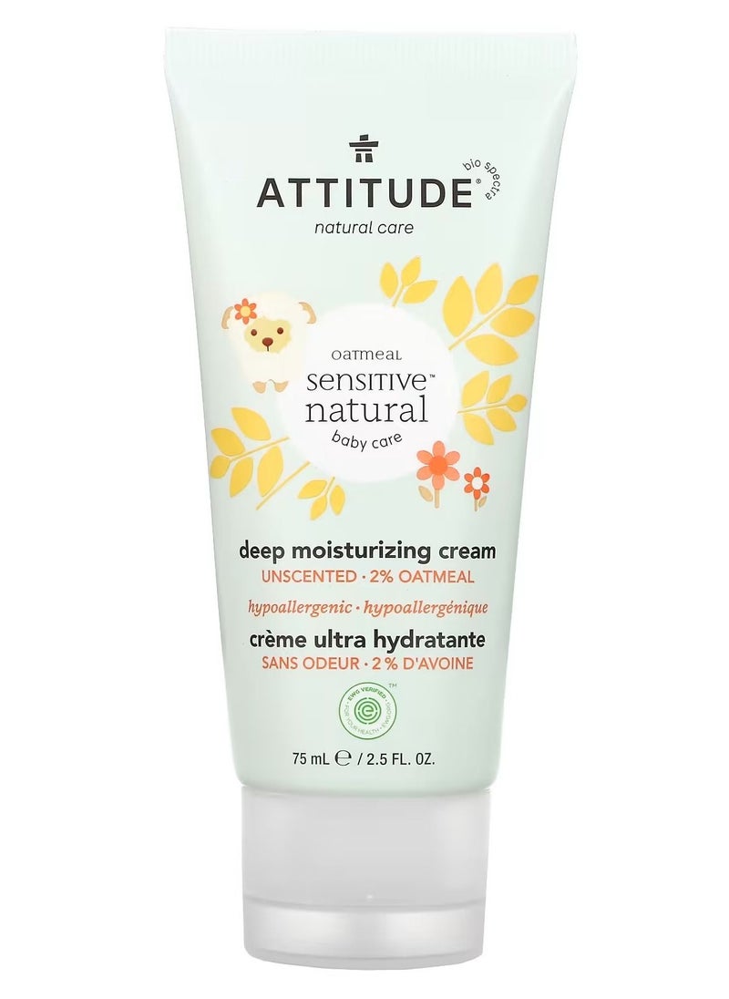 Attitude ATTITUDE, Baby, Deep Moisturizing Cream, Unscented  - Image 1