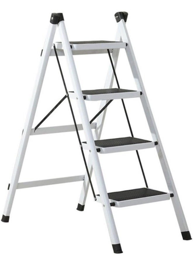 Cady One Portable folding 4 step ladder with extra wide anti-slip heavy duty steel pedal  - Image 1