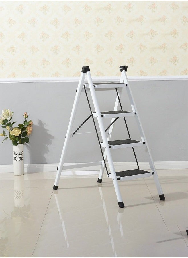 Cady One Portable folding 4 step ladder with extra wide anti-slip heavy duty steel pedal  - Image 2