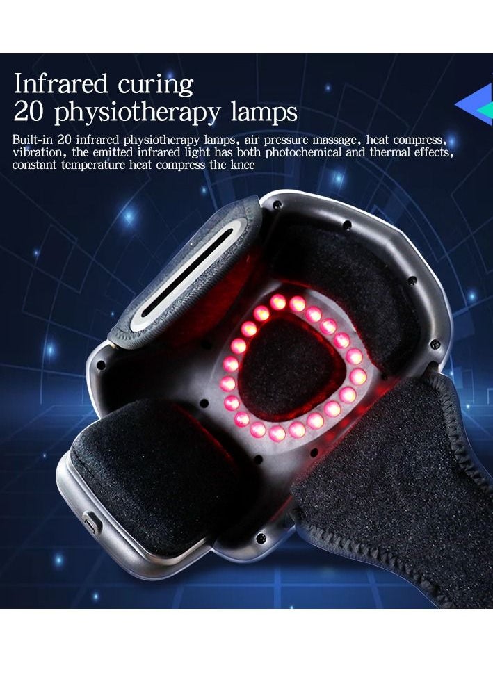 Generic Knee Massager with Heat for Pain Relief Electric Cordless Vibration Knee Massage Device with Kneading for Arthritis and Joint Circulation Warmer Rechargeable  - Image 4