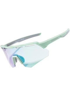Rockbros Photochromic Cycling Glasses For Men Running Glasses For Women Mountain Bike Sunglasses  - Image 1