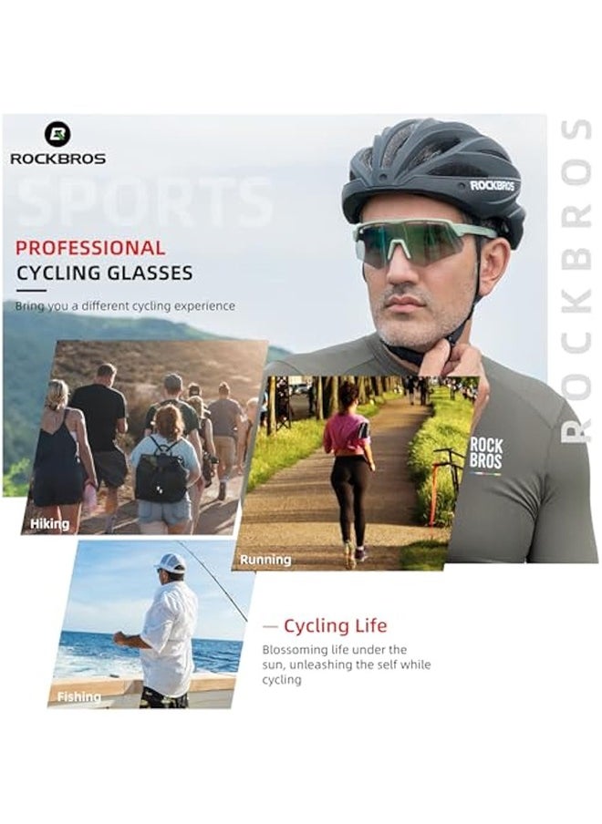 Rockbros Photochromic Cycling Glasses For Men Running Glasses For Women Mountain Bike Sunglasses  - Image 5