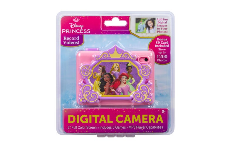 eKids Disney Princess Kids Camera with SD Card, Digital Camera for Kids with Video Recording and Built-in Digital Stickers (Disney Princess) - Image 5