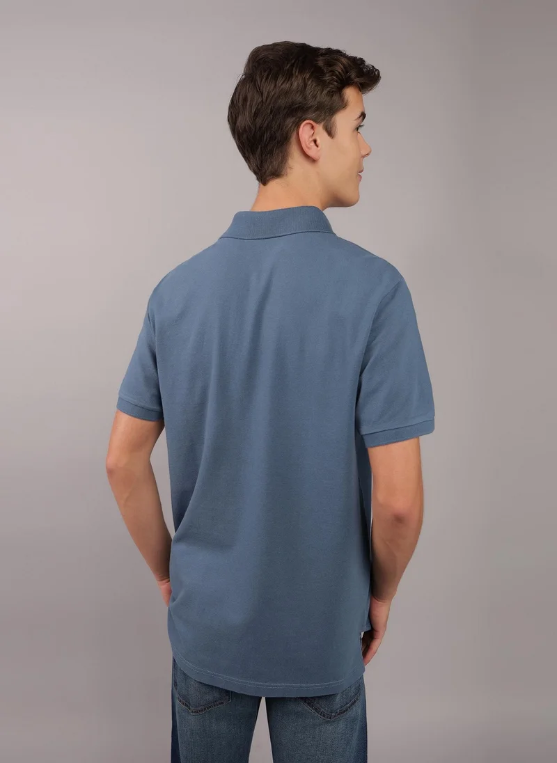 American Eagle Legend Pique Short Sleeve Polo Shirt