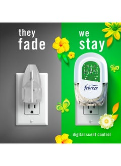 febreze Febreze Plug In Air Freshener, Odor-Fighting Scented Oil Refill, Air Fresheners for Home and Bathroom and Kitchen, Long Lasting for Strong Odors, Gain Original Scent, 0.87oz Refills, 3 Count  - Image 4