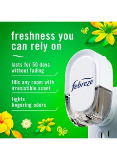 febreze Febreze Plug In Air Freshener, Odor-Fighting Scented Oil Refill, Air Fresheners for Home and Bathroom and Kitchen, Long Lasting for Strong Odors, Gain Original Scent, 0.87oz Refills, 3 Count  - Image 2