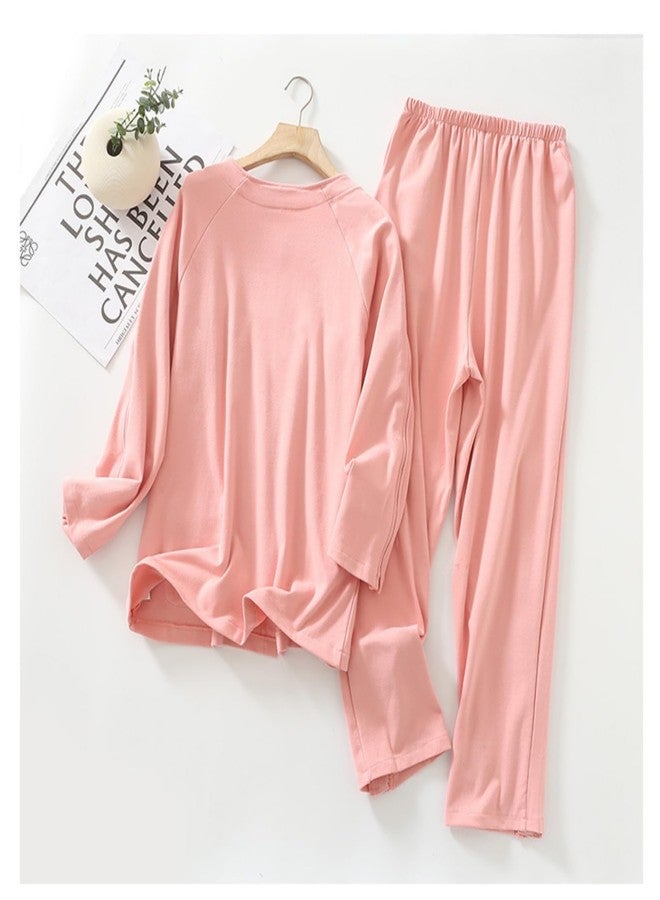 Aylashine Bedridden Patient Clothing,Tear Away Suit, Fully Open Adaptive Chemo Clothing,Four Seasons,for Women Pink (XXL) - Image 3
