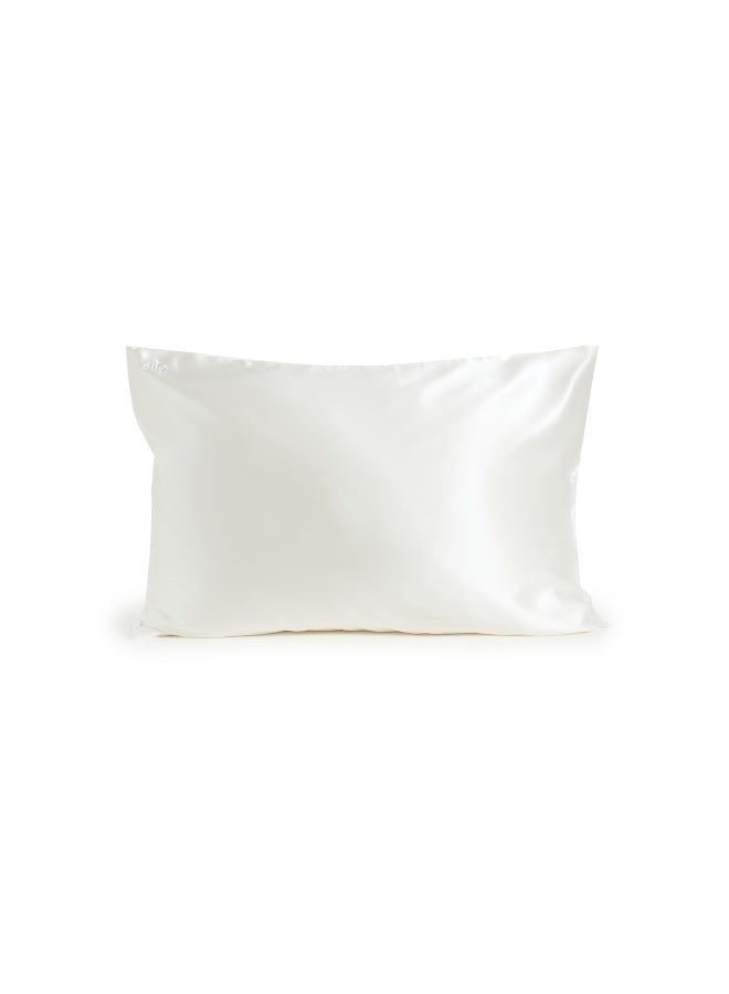slip The Original Queen Pure Silk Pillow Case  100 Pure 22 Momme Mulberry Silk  Queen Size Standard Pillow Case  AntiAging AntiBedHead AntiSleep Crease White 20 x 30 - Image 4