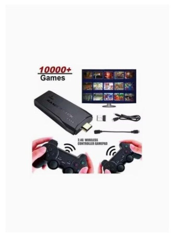 Mi VAZA Y3 Lite HD TV Game Console With 64GB Card 10000 Games 2 Controllers With Stick HD Extension Cable  - Image 1