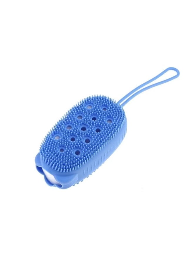 Ultra Soft Silicone Loofah Flexible Sponge Gentle Daily Exfoliating Bath Tool Multicolored Hygienic Quick Dry Design - Image 3