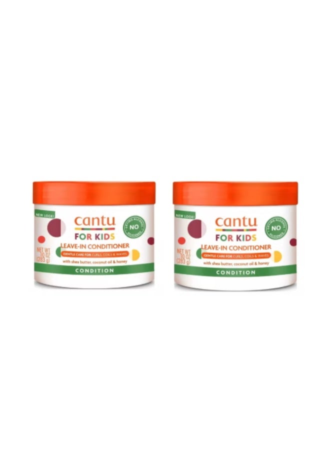 Cantu Care for Kids Leave-In Conditioner 283g (Pack of 2) - Image 1