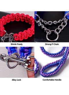 Generic Dog Rope, Heavy Duty Woven Traction Rope for Dogs Nylon Woven Dog Rope Pet Walking Training Rope Durable Wear-resistant and Slip Resistant for Small Medium Large Dogs (Black)  - Image 5