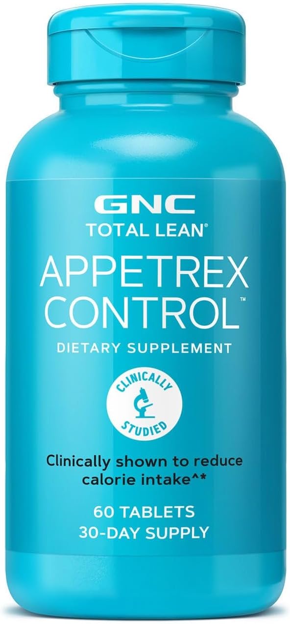 GNC Total Lean Appetrex Control Clinically Shown to Reduce Calorie Intake 60 Tablets - Image 1