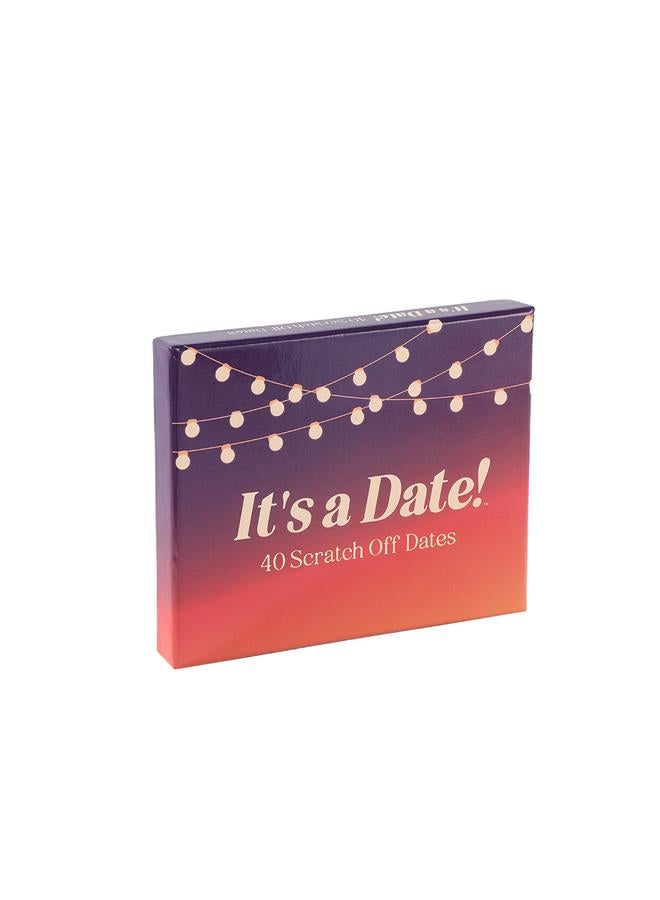 Bluejw It's A Date! Romantic Valentine's Day Gift Dating Couple Scratch Card Board Game Card Game - Image 2