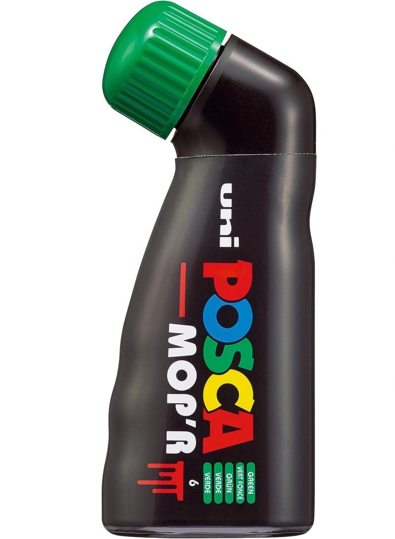 POSCA POSCA - Uni Mitsubishi Pencil - MOP'R Marker - XXL Round Tip 3-19 mm - Ergonomic Shape, Semi-Rigid Body - Water-Based Paint Marker - Green - Image 1