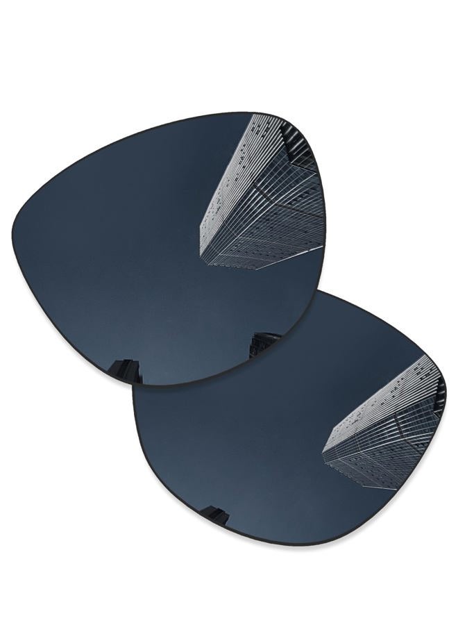 Combine8 2 Pairs Ploarized Replacement Lenses for Oakley Frogskins OO9013/Frogskins LX OO2043/Frogskins Mix OO9428/Frogskins Range OO9284 Sunglasses - Black + Silver Titanium - Image 2