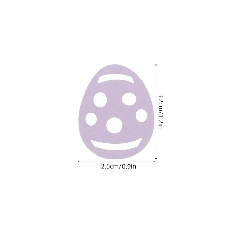 Easter Egg Confetti Paper Shreds 100 Pieces Colorful Shapes for Party Table Decorations - Image 3