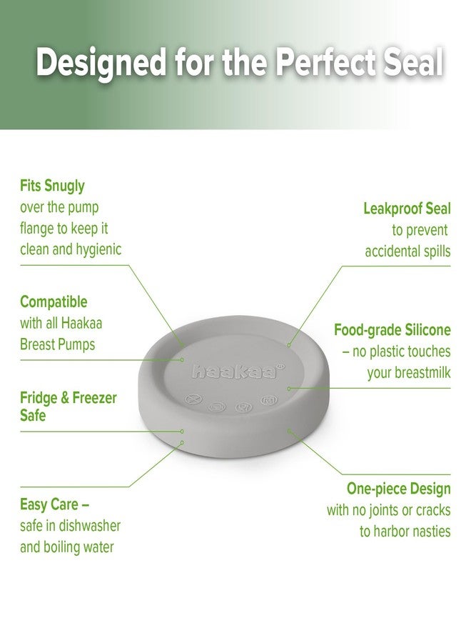 haakaa Lid Manual Breast Pump Silicone Cap Fit All Haakaa Breast Pumps 1 pc - Image 4