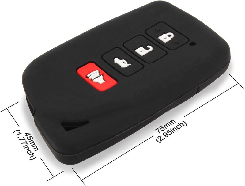 TOMALL Silicone Key Cover for Lexus (Pack of 2) - Image 2