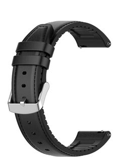 Watch Huawei GT2E / GT2 Pro / GT2 46 - GT3 46 - 46mm Silicone Leather Replacement Strap Watchband 22mm - Black  - Image 4