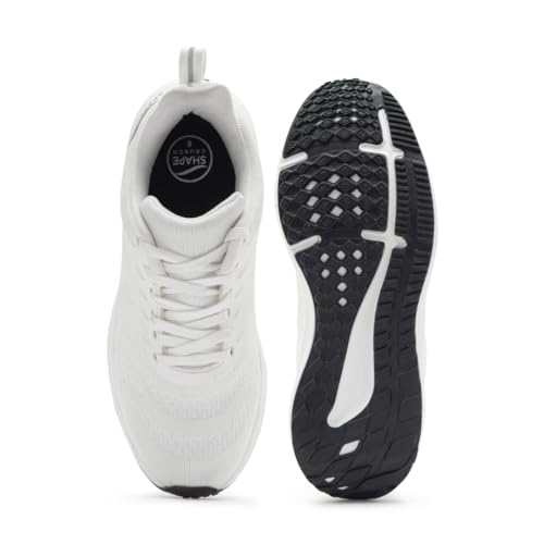 SHAPECRUNCH Arch Support Shoes with Soft Cushioned Insoles for Women for Walking and Running - Comfortable and Stylish (White, 7) - Image 5