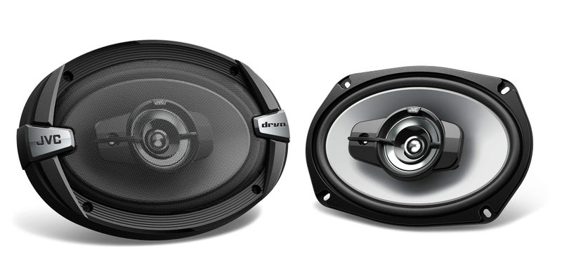 JVC CS-DR693 DRVN Car Speakers - 500 Watts of Power Per Pair, 250 Watts Each, 6 x 9 inch, Full Range, 3 Way, Built tough, Sold in Pairs, Easy Mounting - Image 1