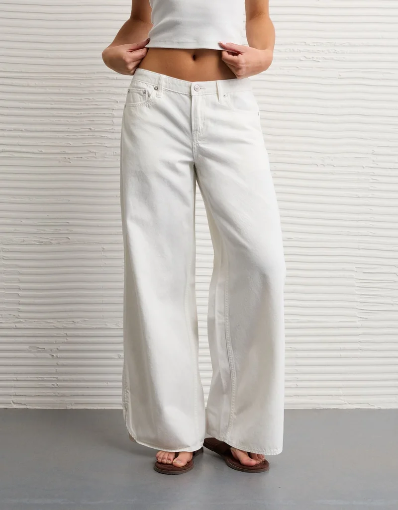 American Eagle  AE Low-Rise Beachy Baggy Jean for Women | Best Price UAE