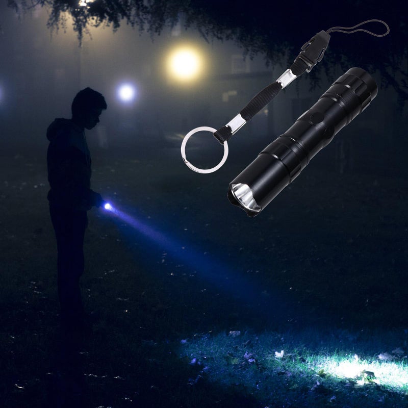 قطعتان مصباح يدوي صغير LED، سبيكة ألومنيوم، محمول يدويًا للتخييم والمشي لمسافات طويلة وحالات الطوارئ - Image 4