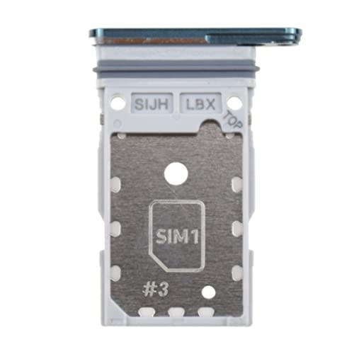 Vekir Dual SIM Card Tray for Samsung Galaxy S22 Ultra 5G SM-S908B SIM Card Holder for SM-S908B SIM Card Slot Replacement for SM-S908U SM-S908U1 Green - Image 2