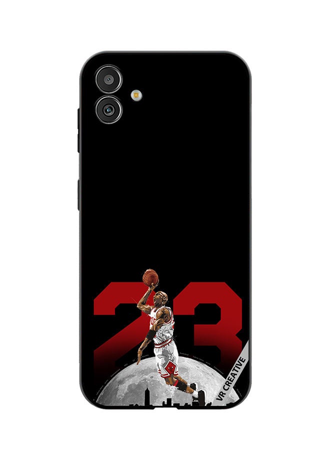 VR CREATIVE Protective Case Cover For Samsung Galaxy M13 5G Lebron 23 Over The City Design Multicolour - Image 1