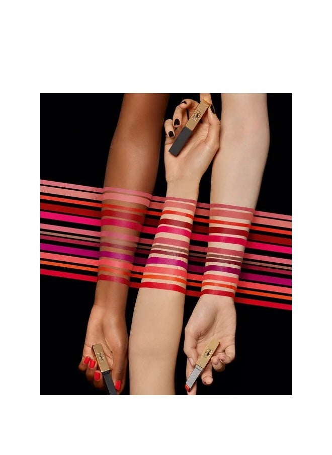 Yves Saint Laurent - THE MATTE LIPSTICK COLLECTION BY YSL,Pure Couture Red The Slim - Long lasting and comfortable matte lipstick_10 CORAIL ANTINOMIQUE - Image 1