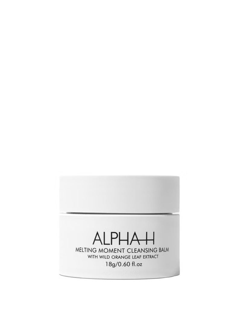 Alpha-H Melting Moment Cleansing Balm with Wild Orange Leaf Extract 18g - Image 1