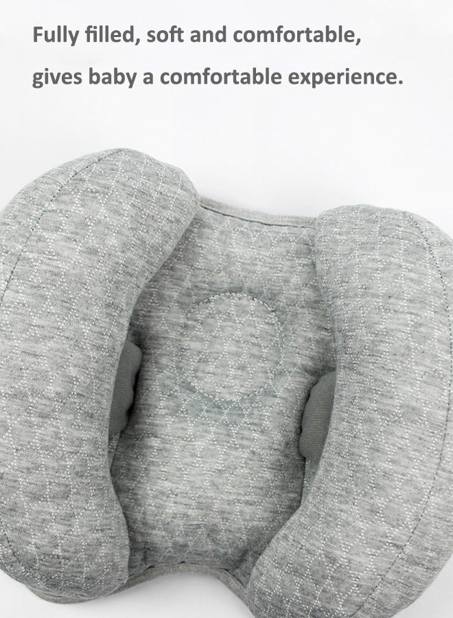Aissiora Baby Neck Pillow Adjustable Toddler Headrest Neck Support Travel Pillow for Car Seat Comfortable Car Headrest Pillow for Toddlers Daily Use&Travel - Image 5