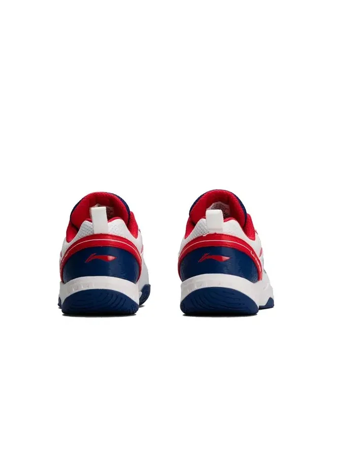 Li-Ning Li-Ning Aero Speed Non Marking Badminton Shoes (White/Red/Navy ; EUR 44)