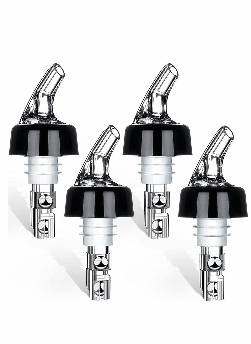 Excefore Automatic Measured Bottle Pourer, Quick Shot Spirit Measure Pourer Drinks Dispenser Water Home Restaurant Tools Pack of 4  - Image 1