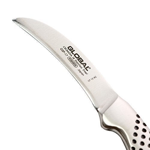 Global 2 1/4 inch Curved Peeling Knife - Lightweight Japanese Stainless Steel, Razor-Sharp Edge, Made in Japan, GSF-17 - Image 2