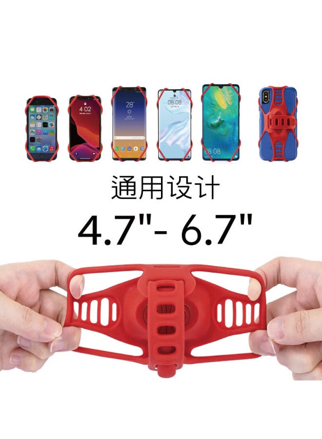 BONE Bicycle Phone Holder Mountain Road Bike Riding Navigation Bracket Shock Absorption Ultra-Light Handlebar Quick Release Installation Fixation - Image 5