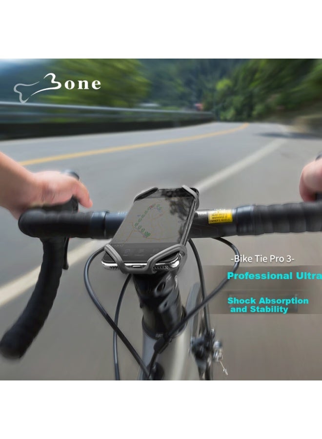 BONE Bicycle Phone Holder Mountain Road Bike Riding Navigation Bracket Shock Absorption Ultra-Light Handlebar Quick Release Installation Fixation - Image 4